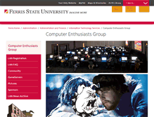 Tablet Screenshot of ceg.ferris.edu